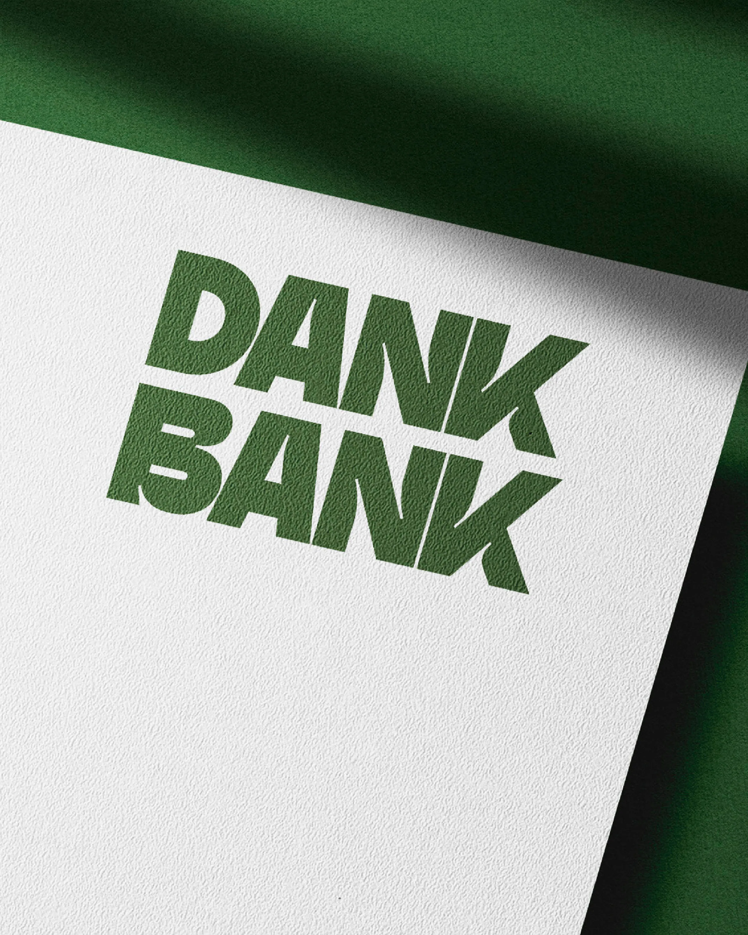 Dank Bank brand identity